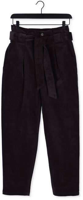 SCOTCH & SODA Pantalon DAISY - HIGH RISE STRAIGHT LEG PAPERBAG TROUSERS en noir - large