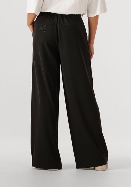 Zwarte ALIX THE LABEL Wijde broek LADIES WOVEN WIDE LEG PANTS - large