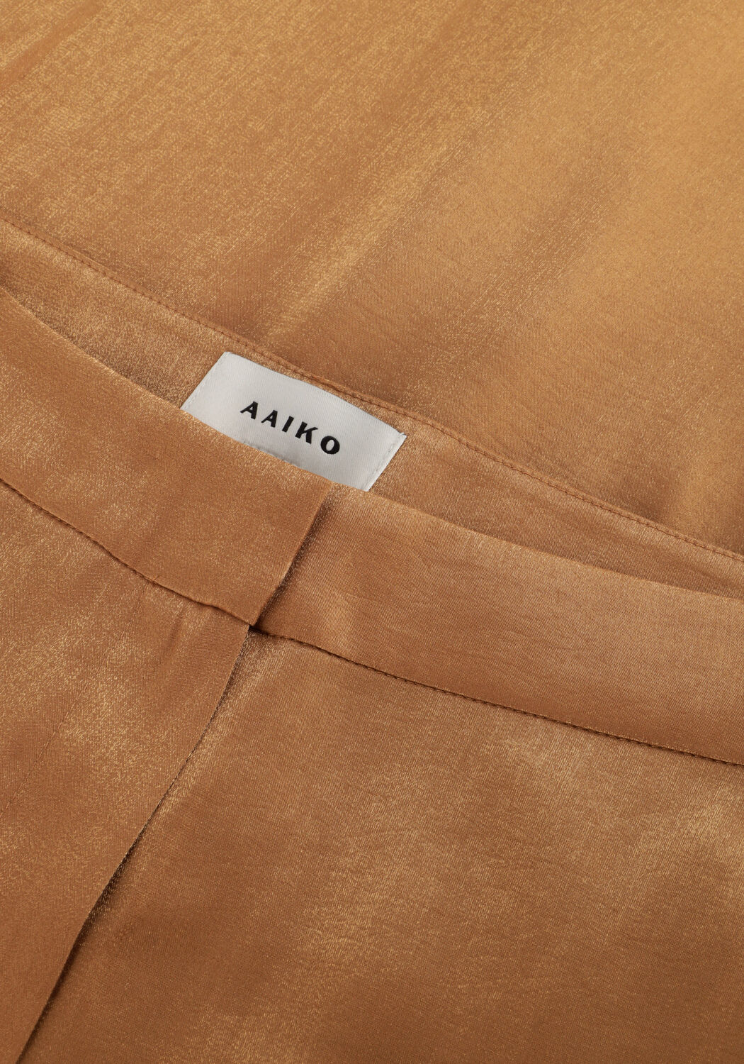 AAIKO Pantalon large CECILIA VIS 355 en camel - large