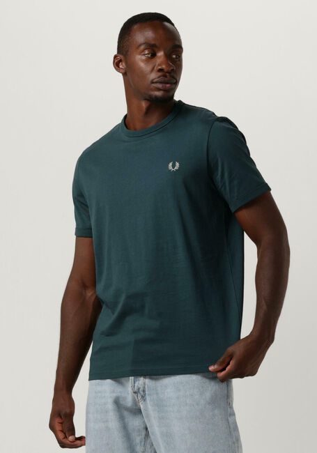 FRED PERRY T-shirt RINGER T-SHIRT en bleu - large