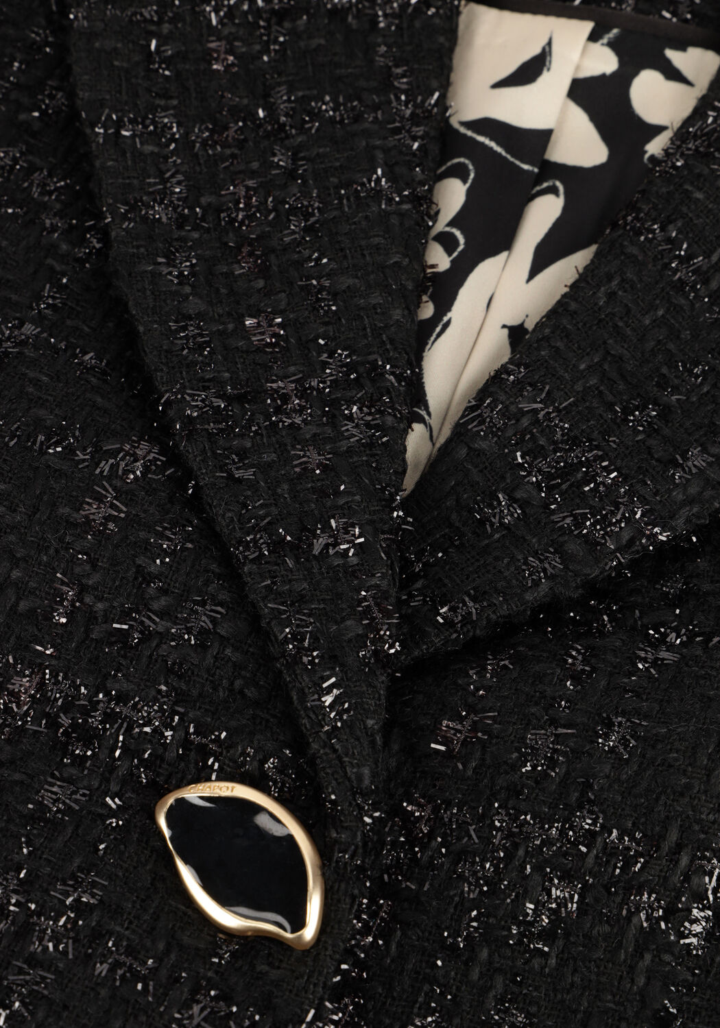 FABIENNE CHAPOT Blazer CHER TWEED BLAZER en noir - large