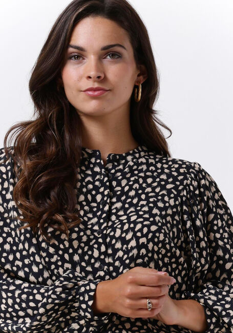 Zwarte BY-BAR  RIKKI FLAKE BLOUSE - large