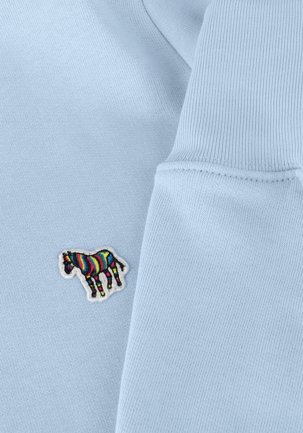 PS PAUL SMITH Chandail MENS REG FIT SWEATSHIRT ZEBRA Bleu clair - large