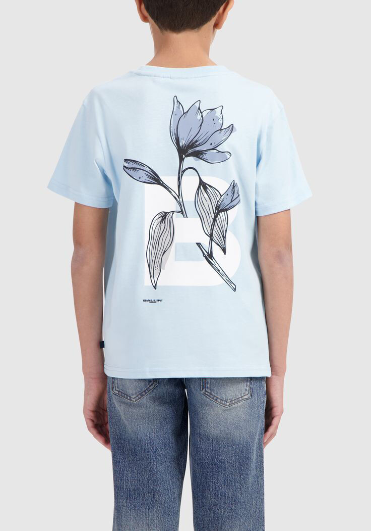 BALLIN T-shirt 017132 Bleu clair - large