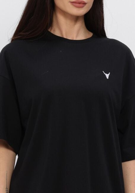 ALIX THE LABEL T-shirt LADIES KNITTED FADED LX T-SHIRT en noir - large