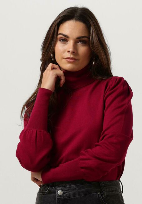 YDENCE Col roulé KNITTED TOP LIV Bordeaux - large