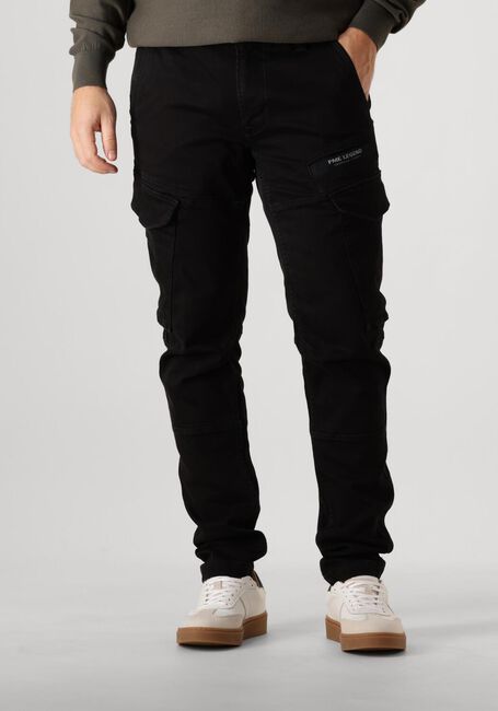 Zwarte PME LEGEND Cargobroeken NORDROP CARGO WASHED BLACK DENIM - large