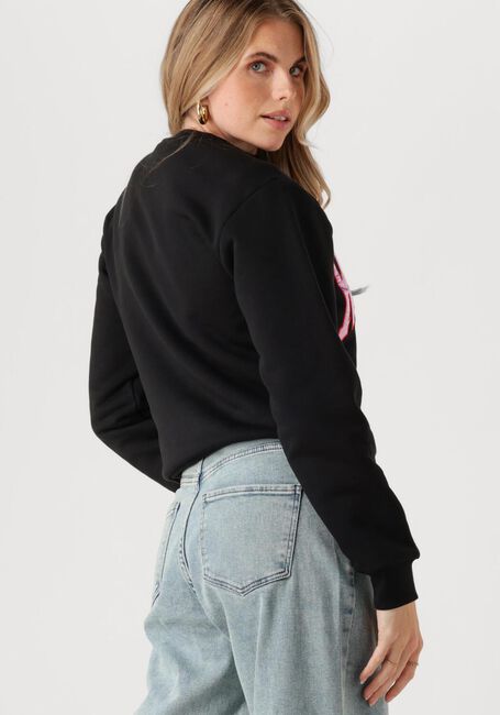 Zwarte COLOURFUL REBEL Trui REBEL PATCH RELAXED FIT - large