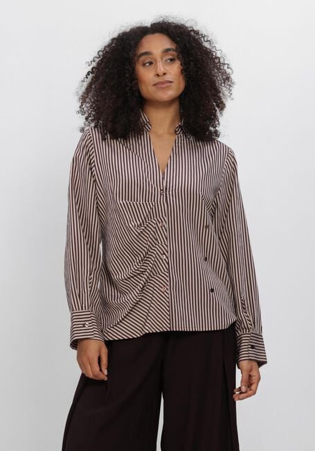 Creme SUMMUM  BLOUSE TWO TONE STRIPE - large