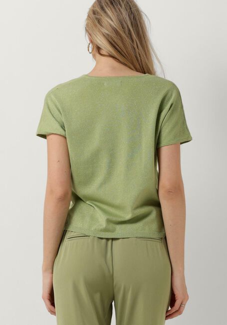YDENCE T-shirt KNITTED TOP SAMMY en vert - large