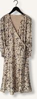 SECOND FEMALE Robe midi GAURA WRAP DRESS en beige SECOND FEMALE Robe midi GAURA WRAP DRESS en beige - medium