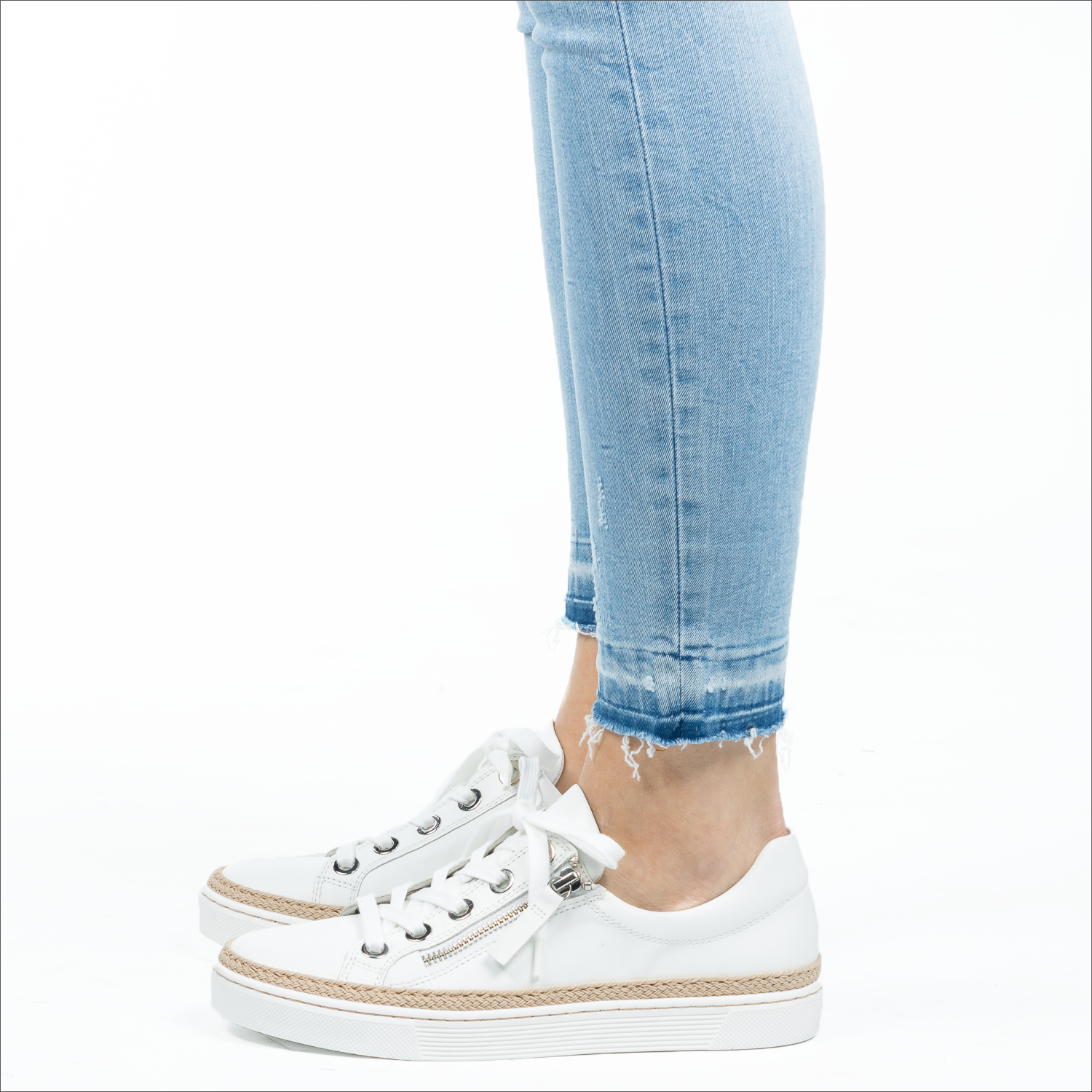 Witte GABOR Sneakers 415 | Omoda