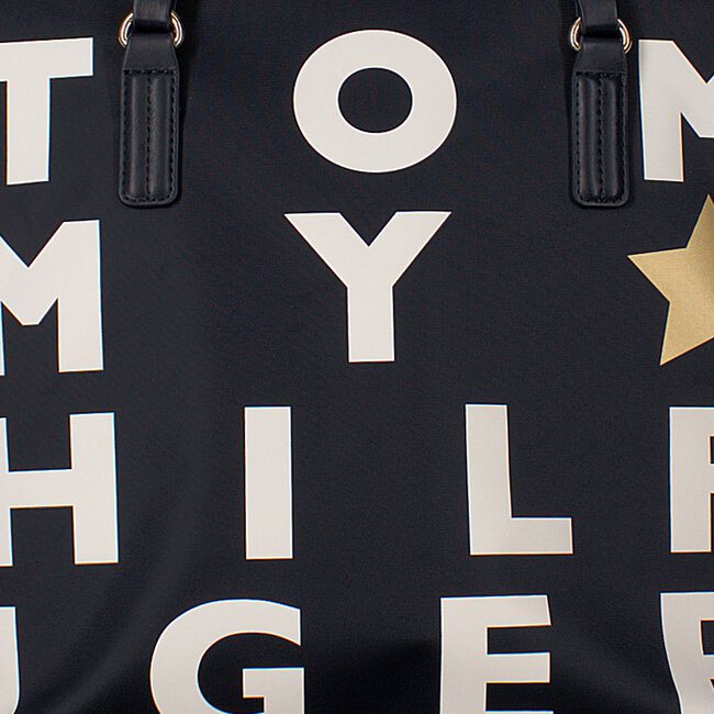 TOMMY HILFIGER Shopper POPPY TOTE LOGO en bleu - large
