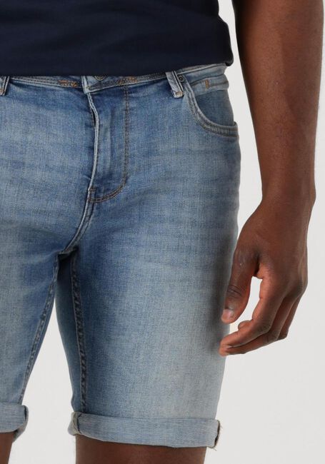 Blauwe PURE PATH Jeans THE STEVE SKINNY FIT DENIM SHORTS - large