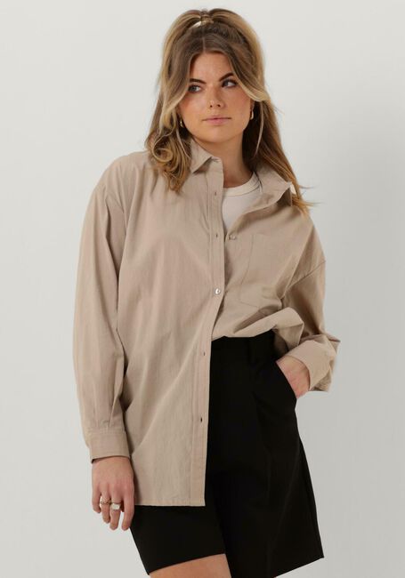 ESMÉ STUDIOS RUBY LS SHIRT - GOTS Blouses en beige - large