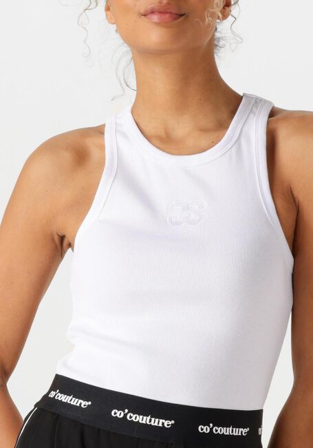 CO'COUTURE Haut SAHARACC EMBROIDERY TANK TOP en blanc - large