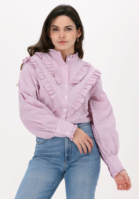 Roze OBJECT  DICTE L/S SHIRT - large