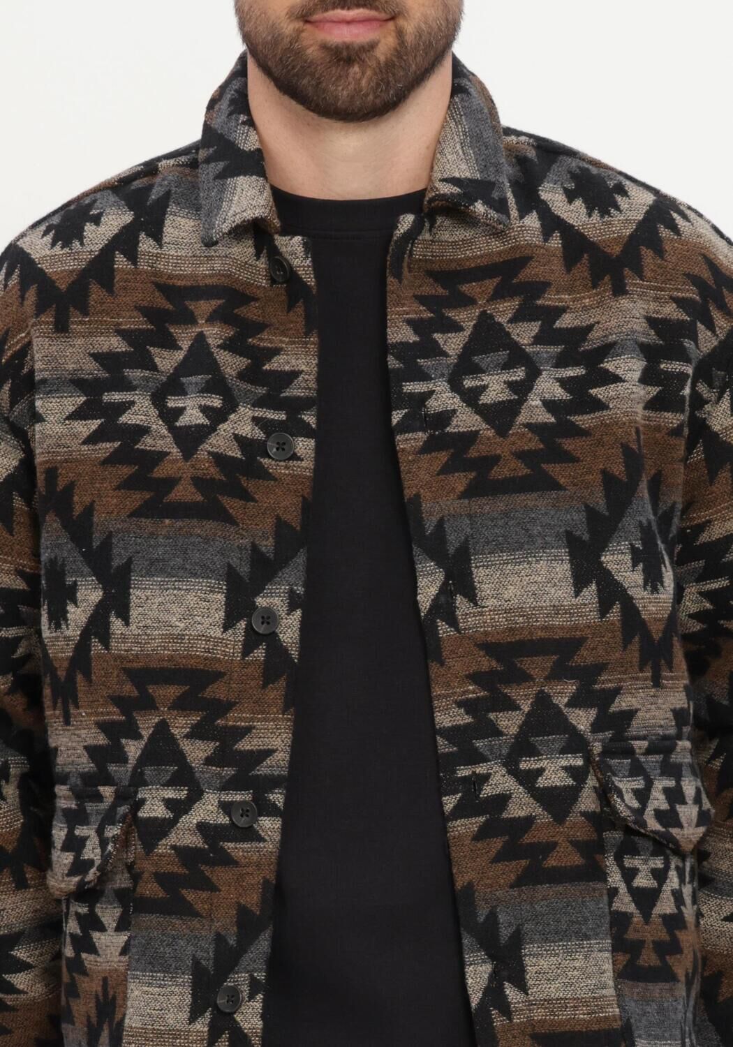 Multi ANERKJENDT Overshirt AKOTTO INKA OVERSHIRT - large