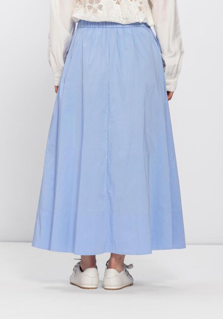 Blauwe NEO NOIR Midirok YARA LONG POPLIN SKIRT - large
