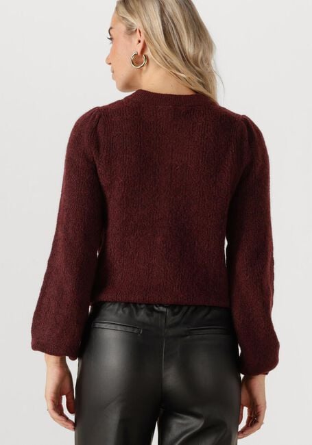 Y.A.S. Pull YASBONA LS KNIT CARDIGAN S. Bordeaux - large