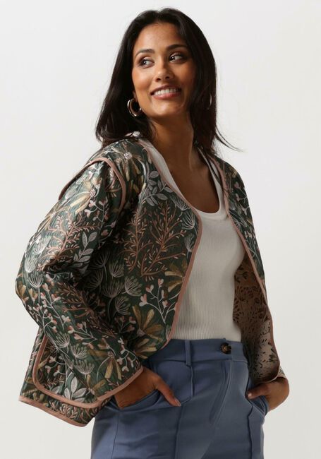 YDENCE Gilet JACKET YASMIN Vert foncé - large