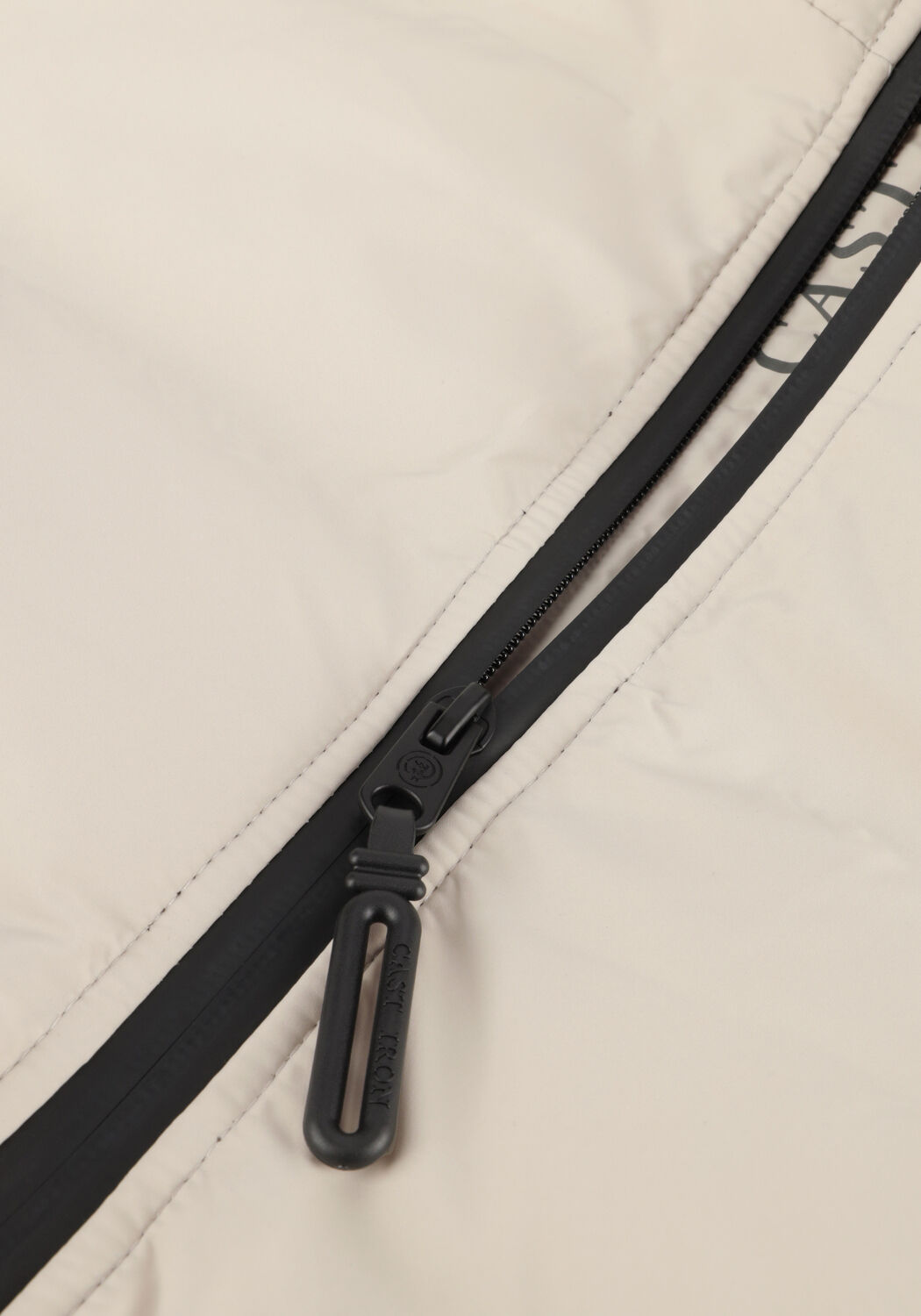 CAST IRON Veste matelass&eacute; HOODED JACKET DEWSTER SPEEDGUARD en beige - large