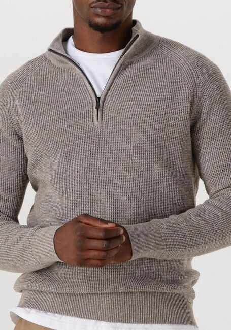 GENTILUOMO Pull TURTLE ZIP en taupe - large