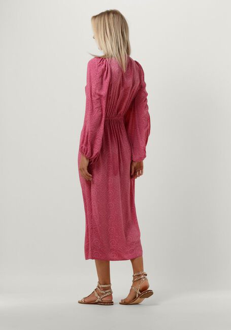 SISSEL EDELBO Robe midi CHERILYN DRESS en rose - large