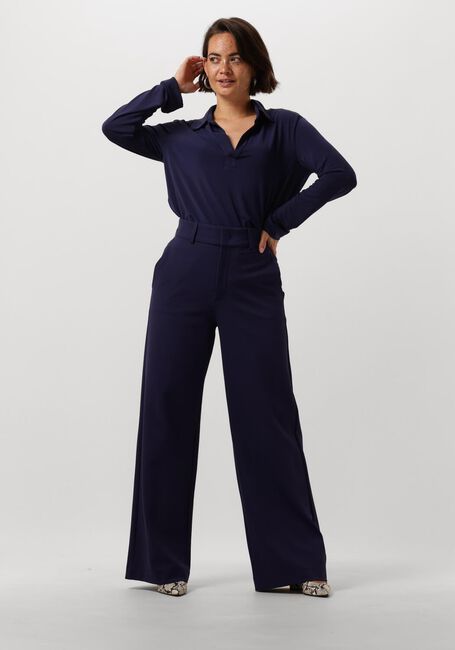 VANILIA Haut GRANDIS OVERSIZED POLO en violet - large