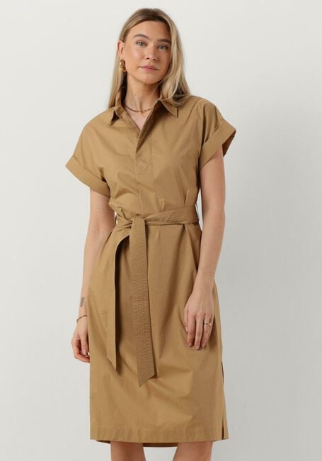 SUNCOO Robe midi CLODIE en camel - large