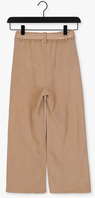 NOBELL Pantalon évasé SAY PALAZZO PANTS WITH SELFFABRIC BELT en beige - large