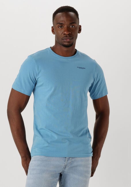 Blauwe G-STAR RAW T-shirt SLIM BASE R T S/S - large