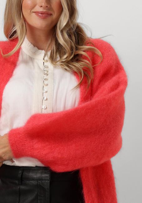 AMERICAN DREAMS Gilet LEE MIDI CARDIGAN en rouge - large