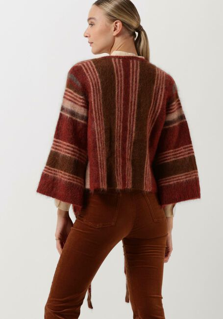 Bordeaux ANTIK BATIK Vest MAYA CARDIGAN - large