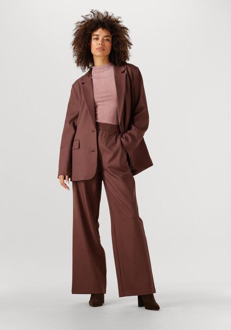 AMAYA AMSTERDAM Pantalon large VERA PANTS en marron - large