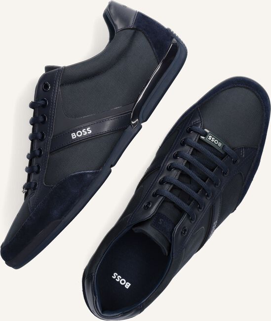 Blauwe BOSS Sneakers SATURN LOWP Blauwe BOSS Sneakers SATURN LOWP - large