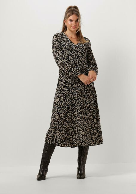 MSCH COPENHAGEN Robe midi MSCHRHIAN DRESS AOP Blanc - large