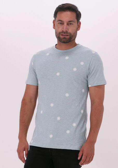 Lichtblauwe KULTIVATE T-shirt TS BLUE SUN - large