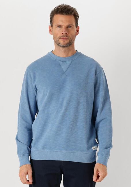 SCOTCH & SODA Chandail GARMENT DYE STRUCTURED SWEATSHIRT en bleu - large