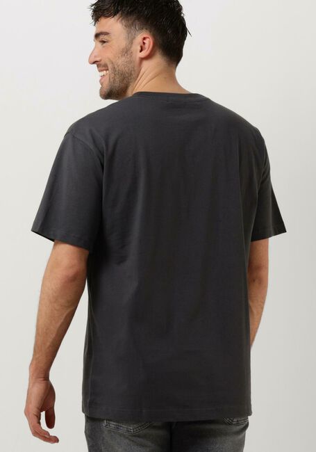 Grijze CALVIN KLEIN T-shirt MONOLOGO WASHED TEE - large