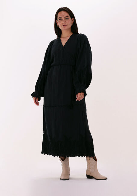 SISSEL EDELBO Robe midi TAMMY COTTON DRESS en gris - large
