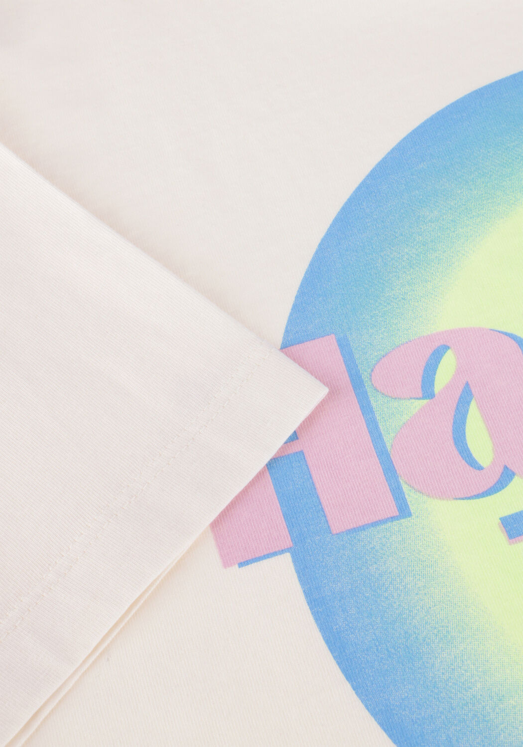 HARPER & YVE T-shirt HOTSTUFF-SS CROPPED &Eacute;cru - large