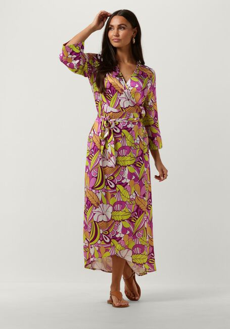 Multi COLOURFUL REBEL Maxi jurk LELA FLORAL WRAP MAXI DRESS - large