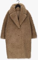 Taupe BEAUMONT Teddy jas REVERSIBLE CURLY LAMMY COAT