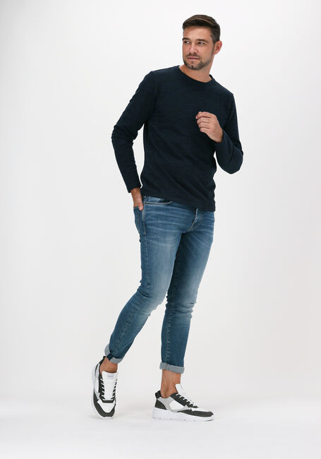 Donkerblauwe ANERKJENDT Trui AKSAIL SWEAT - large