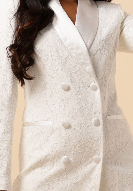 Witte Y.A.S.  YASYARA LS LACE BLAZER DRESS - CELEB - large