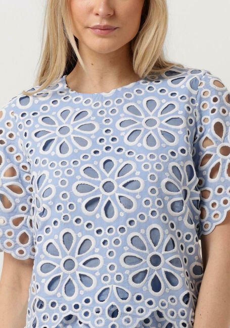 Lichtblauwe SILVIAN HEACH Top GPP24410BL - large