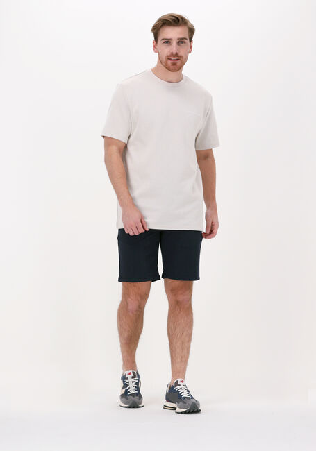 Donkerblauwe WOODBIRD Korte broek STEFFEN MELANGE SHORT - large