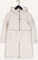 MICHAEL KORS Veste matelassé LONG FITTED PUFFER Crème MICHAEL KORS Veste matelassé LONG FITTED PUFFER Crème - medium