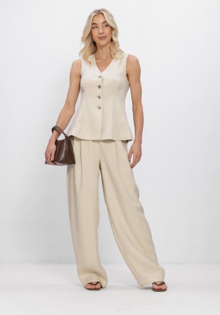 MSCH COPENHAGEN MSCHESTERIANE HW PANTS Pantalons Cr&egrave;me - large